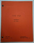 The F.B.I. / Mark Weingart 1966 Script, Paul Mantee "A Question Of Guilt" Fbi