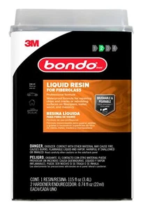 Bondo Fiberglass Resin 00404 0.9 Gallon Can - Picture 1 of 7