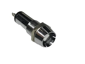 9X L.E.D clear indicator lights Model 96–803 12V DC USA Made Chrome Metal LED - Picture 1 of 8