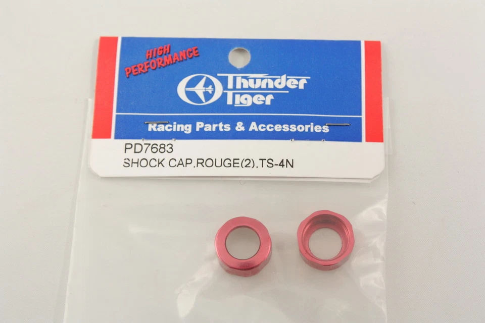 Thunder Tiger PD7683 Capuchon Amm Anodisé (2) TS-4 Cap De Choc Modélisme - Photo 1/1