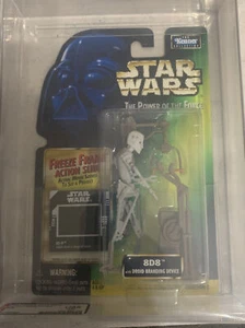 BEWERTET U85 NM + 1998 Kenner Star Wars: Die Macht der Macht - 8D8 Freeze Frame - Bild 1 von 3