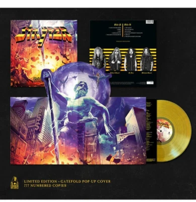 Stryper God Damn Evil Vinyl, Limited Edition, Numbered, Yellow, Sealed - Image 1 of 4
