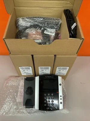 Polycom VVX 600 16-Line Phone with Power Supply 2200-44600-001 (NEW) - Image 1 of 3