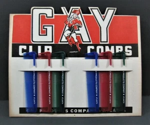Vintage Imprinted Clip Combs Gay Store Display with Majorette Image Unsold Stock - Picture 1 of 1