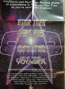 Póster promocional Star Trek Wildstorm/1999/Paramount/22 x 33 1/2 pulgadas - Imagen 1 de 4