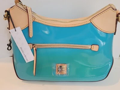 DOONEY & BURKE PATENT BLUE OMBRÉ HOBO New with tags - Image 1 of 4