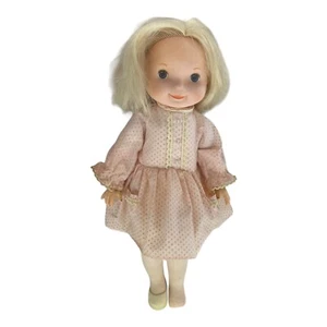 Medias de vestir rosa My Friend Mandy Fisher Price 1970 16" de colección manchas leer - Imagen 1 de 13