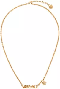 Versace Gold Medusa Logo Necklace - Gold - Picture 1 of 8