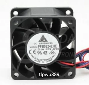 Ventilador de refrigeración caja axial T1 para Delta FFB0624EHE 6038 60mm 6cm DC 24V 0.57A - Imagen 1 de 4