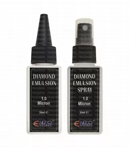 1,0 MIKRON ENZO POLY DIAMANT EMULSION LEDER STROP SPRAY SCHÄRFEN RASIERMESSER - Bild 1 von 5