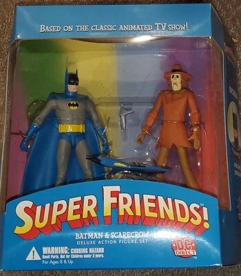 Superfriends - Juego de figuras de Batman y Espantapájaros (NUEVO EN CAJA) Foto 1 de 4