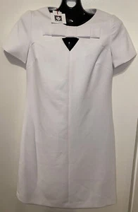 Nuevo con etiquetas Vestido Anne Klein Anne Blanco Marfil - Talla 2 - Imagen 1 de 10