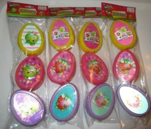 Shopkins Lenticular Easter Eggs with Stickers Lot NEW - Picture 1 of 3
