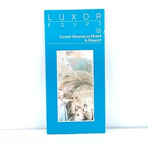 Vintage 1980s Luxor Egypt Sheraton Hotel & Resort Pamphlet Brochure Visitor - Picture 1 of 2