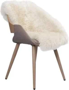 Öko Lammfell Schaffell Teppich Bettvorleger Sofa Matte echtes Naturfell - Bild 1 von 6