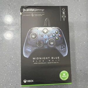 Official PDP Wired Controller for XBOX ONE / SERIES X/S [ Midnight Blue ] NEW - Picture 1 of 4