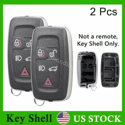 2 Remote Key Shell Case Fob For 2010 2011 - 2015 Land Rover Range Rover Sport - Image 1 of 4