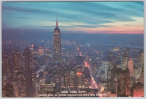 New York City Vintage Postcard Lower Manhattan - Bild 1 von 2