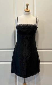 VTG 90s Laundry by Shelli Segal Babydoll Mini Dress Sz 6 Empire Waist Feminine - Picture 1 of 9