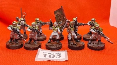 Warhammer 40k Astra Militarum Cadian Shock Troops Squad Games Workshop - Image 1 of 4