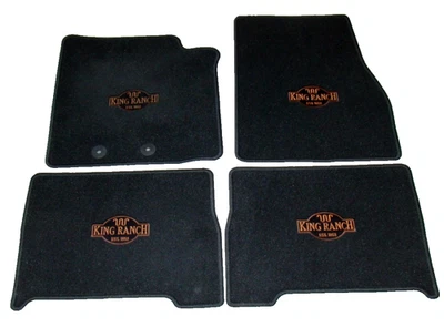 Ford Expedition KING RANCH 2011 - 2017 OEM Carpet Floor Mat SUV Black 4 Piece - Image 1 of 4