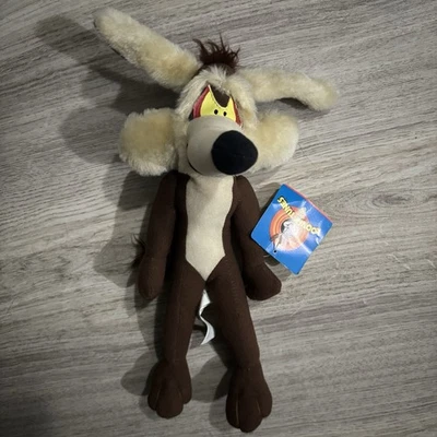Peluche de colección Wile E. Coyote 11" 1997 Looney Tunes Coyote raro Warner Bros. Foto 1 de 4
