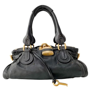 CHLOÉ Paddington Black Leather Shoulder Bag - Picture 1 of 16