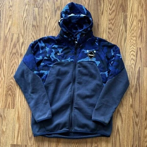 Chaqueta cortavientos para hombre Nike Lab x FC Real Bristol camuflada con capucha azul talla L - Imagen 1 de 7