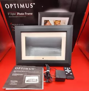🔥OPTIMUS 9" DIGITAL PHOTO FRAME w/ Remote #16-665 " NEW " - Picture 1 of 11