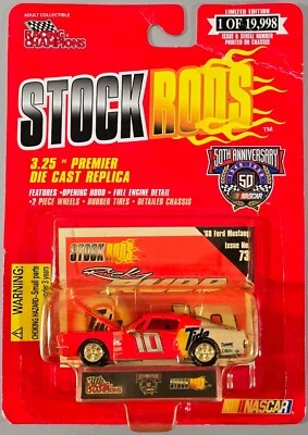 Vintage 1998 Racing Champions Stock Rods '68 Ford Mustang Tide #10 Rick Rudd - Image 1 of 4