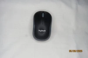 Logitech M185 Wireless Mouse (Black/Gray) w/ Receiver ✅️TESTED - Picture 1 of 3