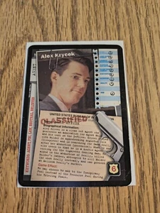 X-Files CCG Alex Krycek GenCon Promo Card Rare - Picture 1 of 2