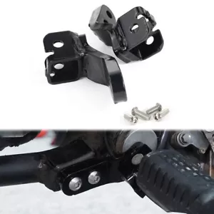 Footpeg Lowering Mounts Kit Aftermarket Fit For Kawasaki KLR650 1987-2018 2017 - Foto 1 di 11