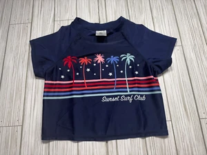 Art Class Navy Blue Rash-guard Swim Shirt Size L (10/12) - Picture 1 of 2