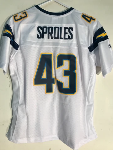 Reebok Women's Premier NFL Jersey San Diego Chargers Darren Sproles White sz XL Cover
