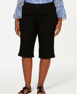 Pantalones Cortos Skimmer Charter Club TALLA GRANDE Bristol Negros Abdomen Delgados Nuevos con Etiquetas 14w-18w-20w Foto 1 de 4