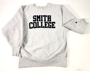 Champion Reverse Weave Womens Sweatshirt Large Smith College Made in USA Logo - Picture 1 of 9
