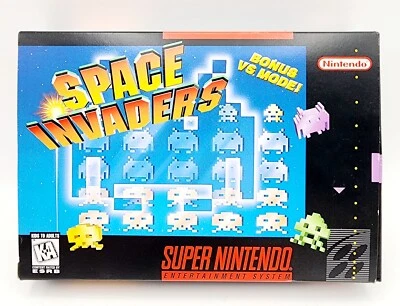 SNES Space Invaders (Super Nintendo) Authentic BOX ONLY! *No Game* Nice Cond!  - Image 1 of 4
