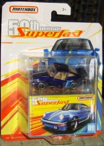 MATCHBOX SUPERFAST 50thANNIV - 1980 PORSCHE 911 TURBO -NEUWERTIG UNGEÖFFNET/KARTE- c2019 - Bild 1 von 3