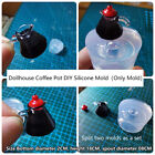 1Set Mini Form 1:12 Puppenhaus Miniatur Kaffeekanne Kessel Diy Silikonform