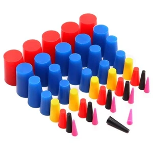 Unrivaled Performance High Temp Silicone Rubber Tapered Plug Kit 42 Pcs - Picture 1 of 7
