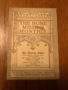 THE HOME MISSION MONTHLY February, 1916 Vol. 30 No. 4 - Picture 1 of 2