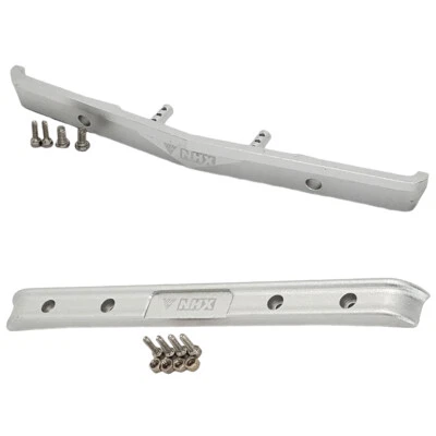 Montaje de parachoques delantero/trasero de aluminio NHX RC - plateado: axial SCX24 C10 Foto 1 de 4