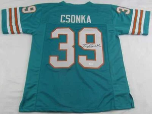 Larry Csonka Signed Auto Replica Dolphins Jersey PSA/DNA - Picture 1 of 4