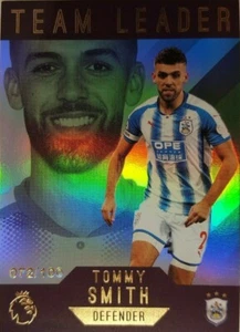Tarjeta de líder del equipo de fútbol dorado Topps Premier League 2017/18 Tommy Smith 72/100 - Imagen 1 de 1