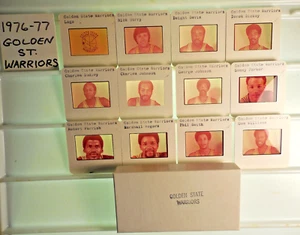 1976/77 RARO NBA Golden State Warriors TV tarjeta/diapositiva tm conjunto Robert Parish novato - Imagen 1 de 2