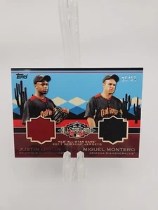2011 Topps All Star Game Dual Relic Upton Montero /25 - Picture 1 of 3