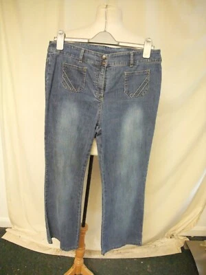 Ladies Jeans Dorothy Perkins UK 14 blue denim stonewash, ins.leg 28", 8047 - Image 1 of 2
