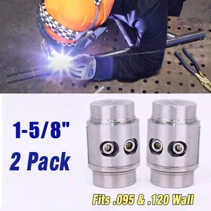 2 PIEZAS conectores de tubo de soldadura de 1-5/8" adaptador jaula rodante pulgones se adapta a paredes de 0,095 y 120 - Imagen 1 de 14