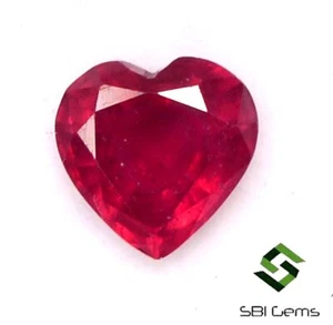 Natural Ruby Heart Shape Cut 7.75 mm 2.00 CTS Faceted Loose Gemstone GF - Picture 1 of 4